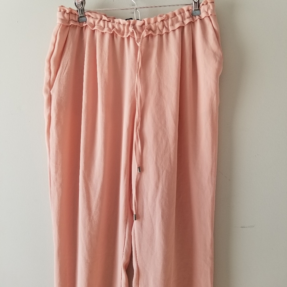 Zara Basic Collection Drawstring Trouser Pants - Picture 7 of 11